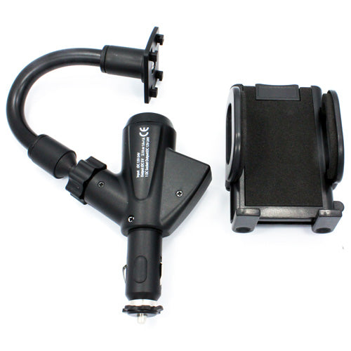 Car Mount, USB Port DC Socket Holder Charger - AWD69