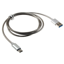 Load image into Gallery viewer, Metal USB Cable, Power Charger Cord Type-C 3ft - AWE72