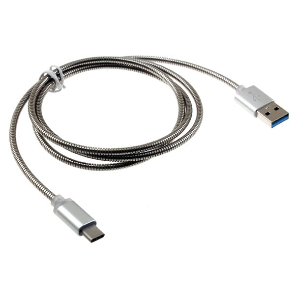 Metal USB Cable, Power Charger Cord Type-C 6ft - AWF44