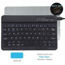 Load image into Gallery viewer, Wireless Keyboard, Compact Portable Rechargeable Ultra Slim - AWS73