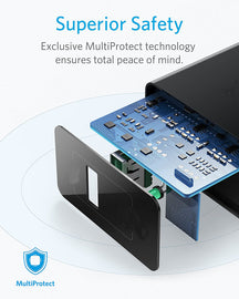 18W Fast Home Charger, Micro-USB Power Wire Wall Adapter 6ft Long Cord - AWY15