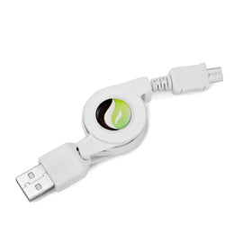 Car Home Charger, Power MicroUSB Retractable USB Cable - AWB32