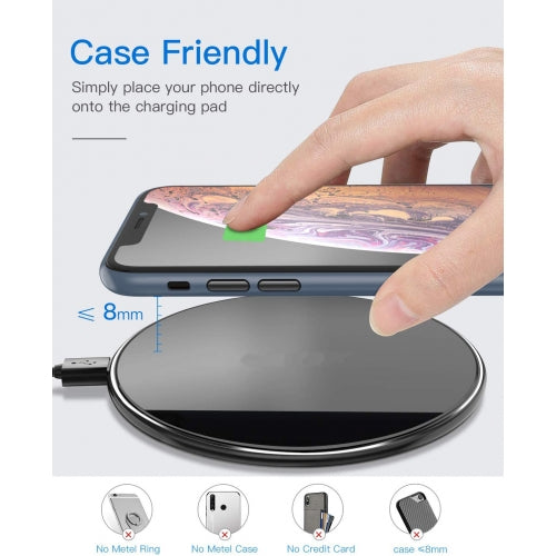 15W Wireless Charger, Quick Charge Slim Charging Pad Fast - AWV32