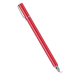 Red Stylus, Lightweight Aluminum Fiber Tip Touch Screen Pen - AWZ57