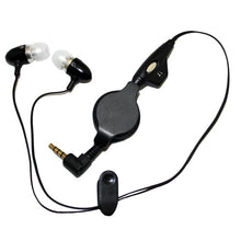 Load image into Gallery viewer, Retractable Earphones, Headset Handsfree Mic Headphones Wired - AWC63