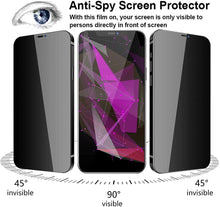 Load image into Gallery viewer, 3 Pack Privacy Screen Protector., Anti-Peep Anti-Spy Curved Tempered Glass - AW3G28