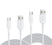 Load image into Gallery viewer, 6ft and 10ft Long USB-C Cables, Data Sync Power Wire TYPE-C Cord Fast Charge - AWY72