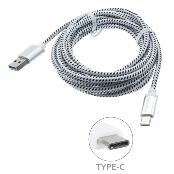6ft USB Cable, Wire Power Charger Cord Type-C - AWC02