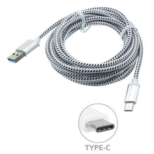 Load image into Gallery viewer, 6ft USB Cable, Wire Power Charger Cord Type-C - AWC02