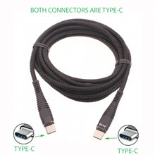 Load image into Gallery viewer, 10ft PD Cable, Wire Power Charger Cord Type-C to USB-C - AWD54