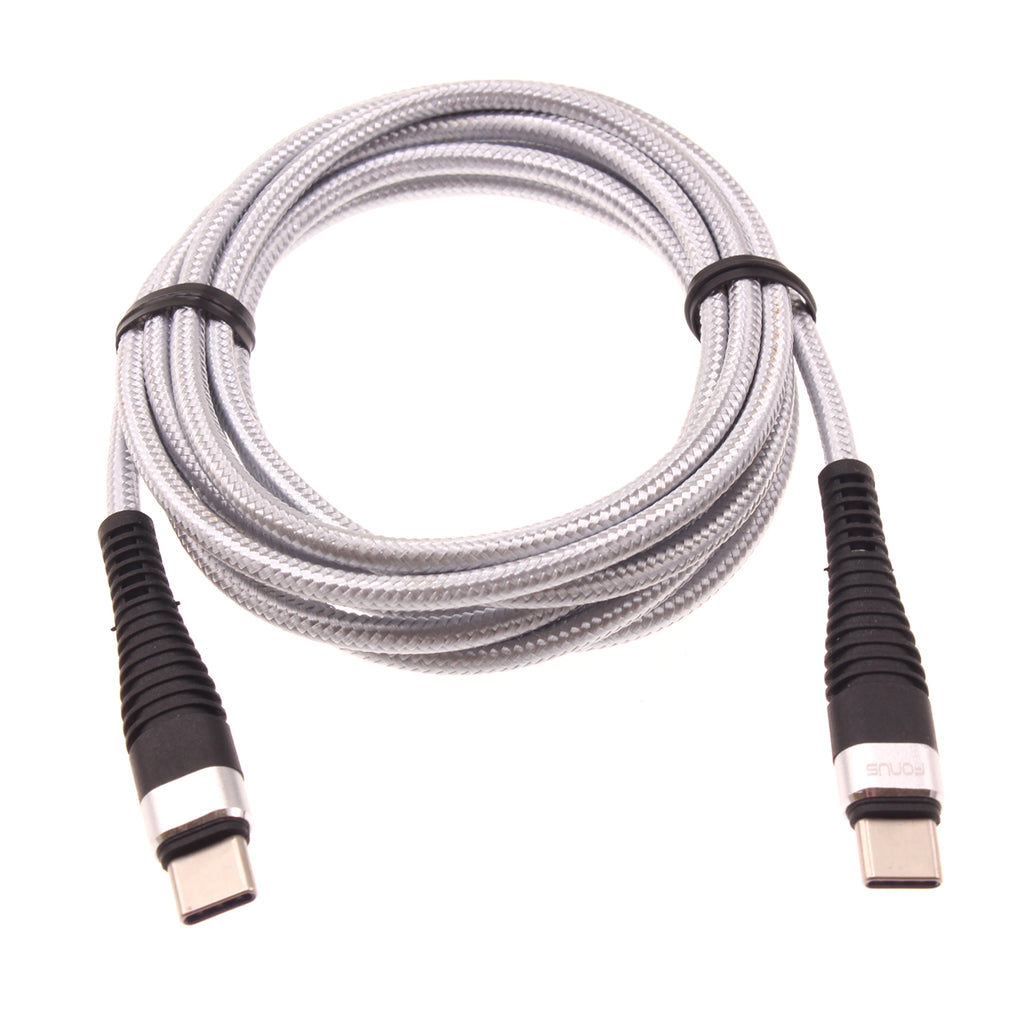 6ft and 10ft Long PD USB-C Cables, USB-C to USB-C Power Wire TYPE-C to TYPE-C Cord Fast Charge - AWY67