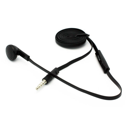 Mono Headset, Headphone 3.5mm Single Earbud Wired Earphone - AWJ88
